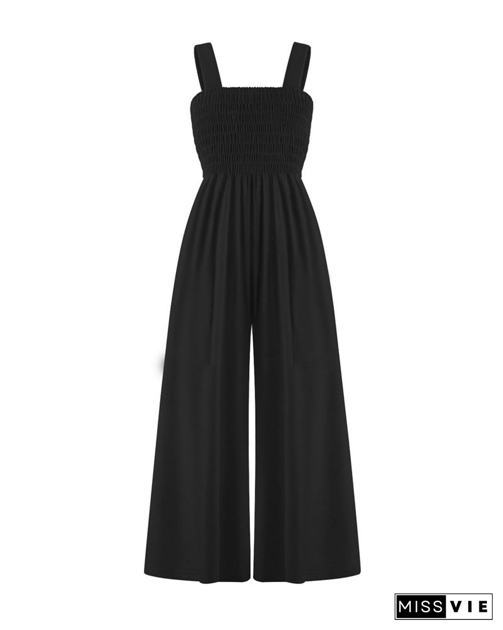 Sleeveless Wide Leg Jumpsuit