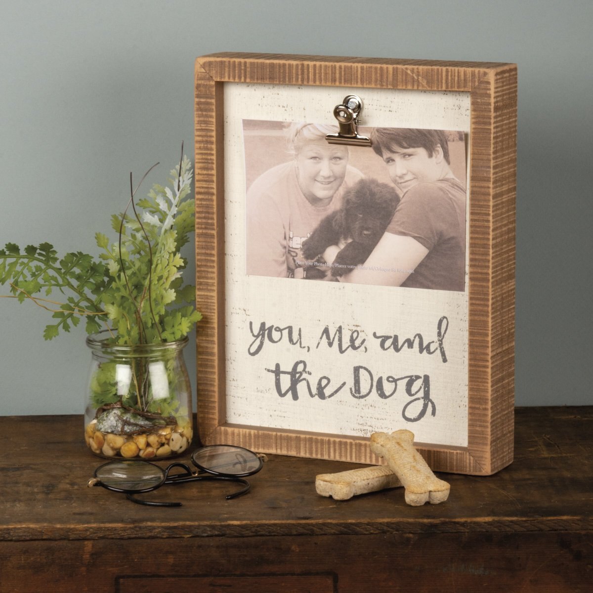 Primitives by Kathy You Me Dog Inset Box Frame