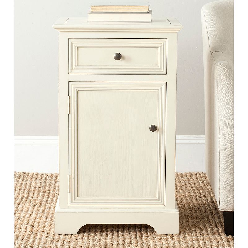 Safavieh Jarome Cream Cabinet End Table