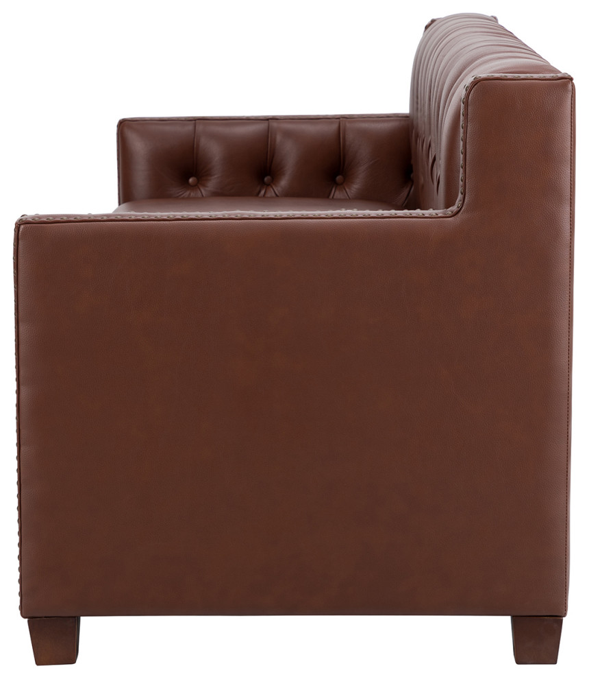 Javier Transitional Sofa With Removable Seat Cushions   Contemporary   Sofas   by Karat Home  Houzz