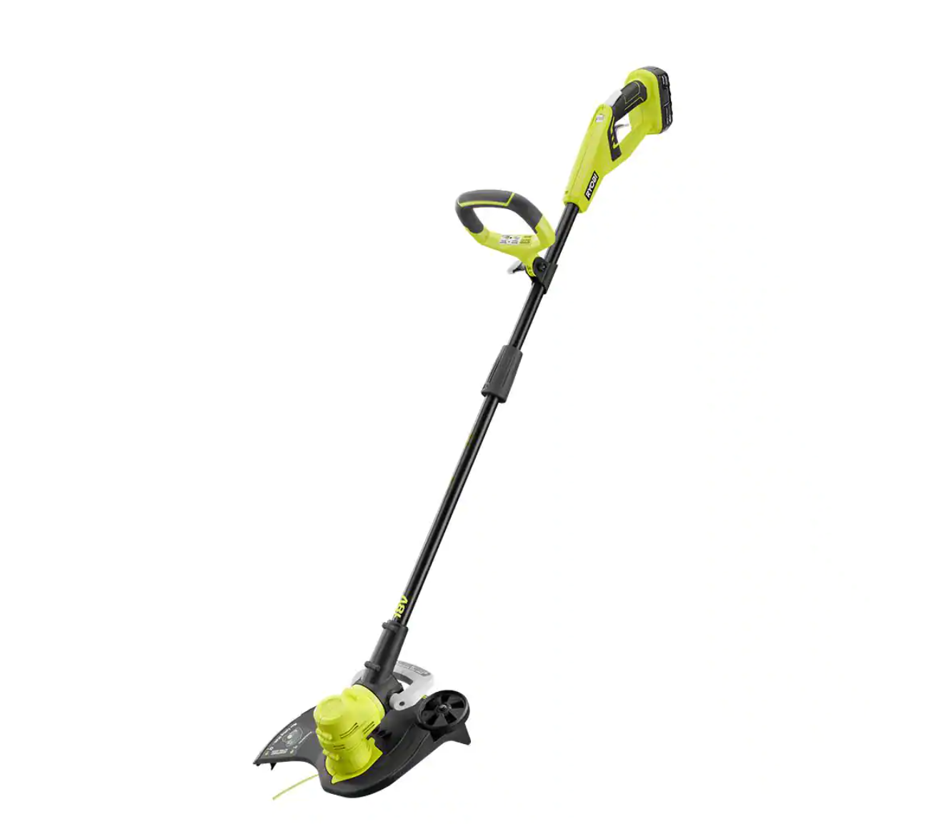 RYOBI P2035-AC ONE+ 18V Cordless String Trimmer/Edger and Blower with Extra 3-Pack of Spools， 4.0 Ah Battery and Charger