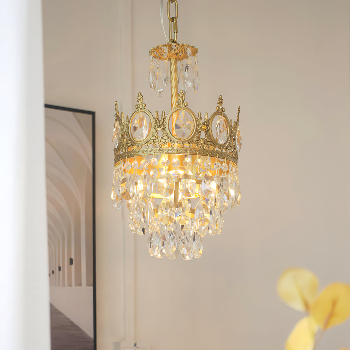 Vintage Crystal Chandelier