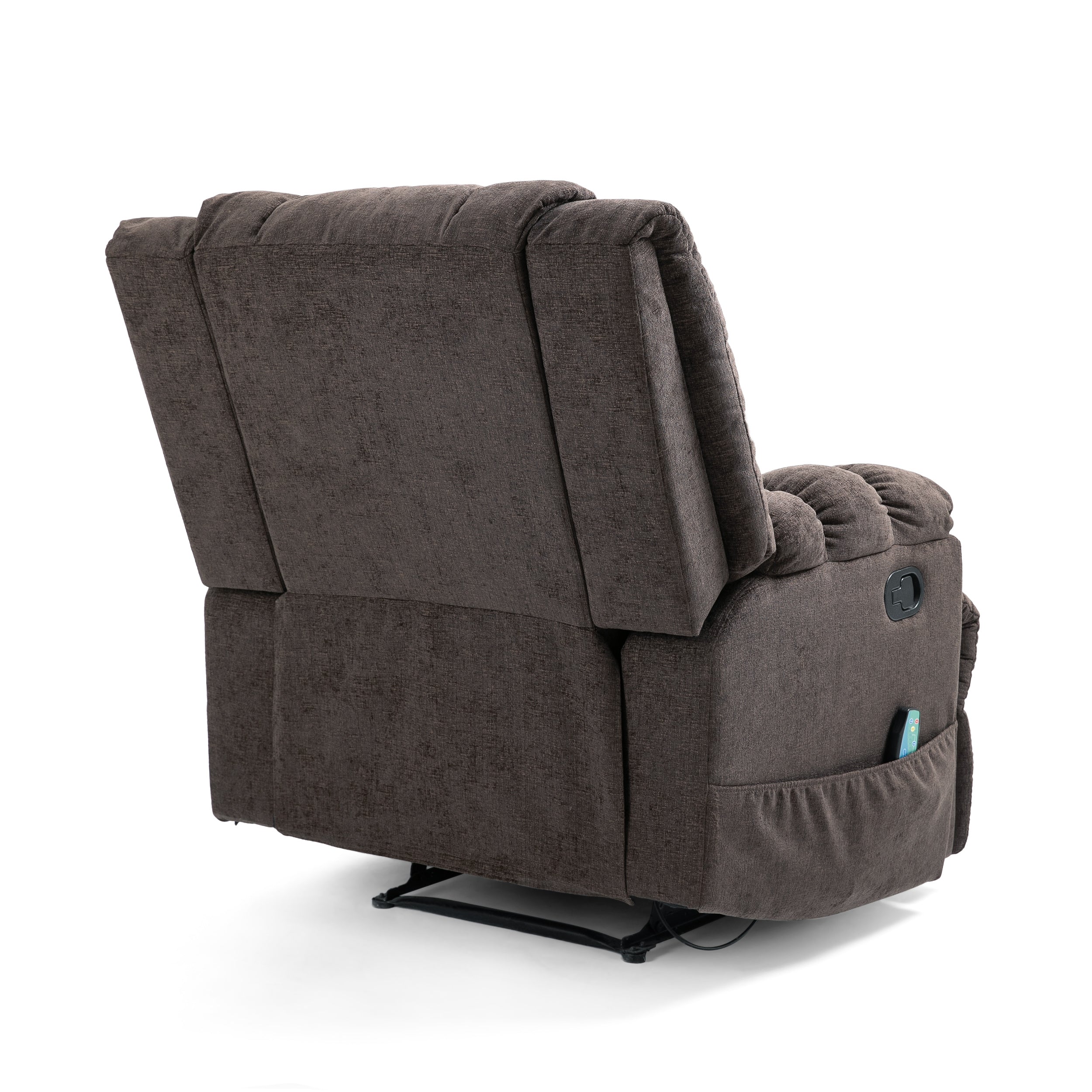 Siloam Contemporary Pillow Tufted Massage Recliner