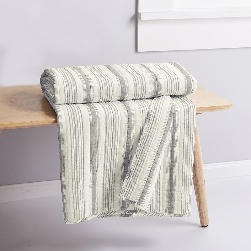 Levtex Home Rochelle Stripe Quilted Throw