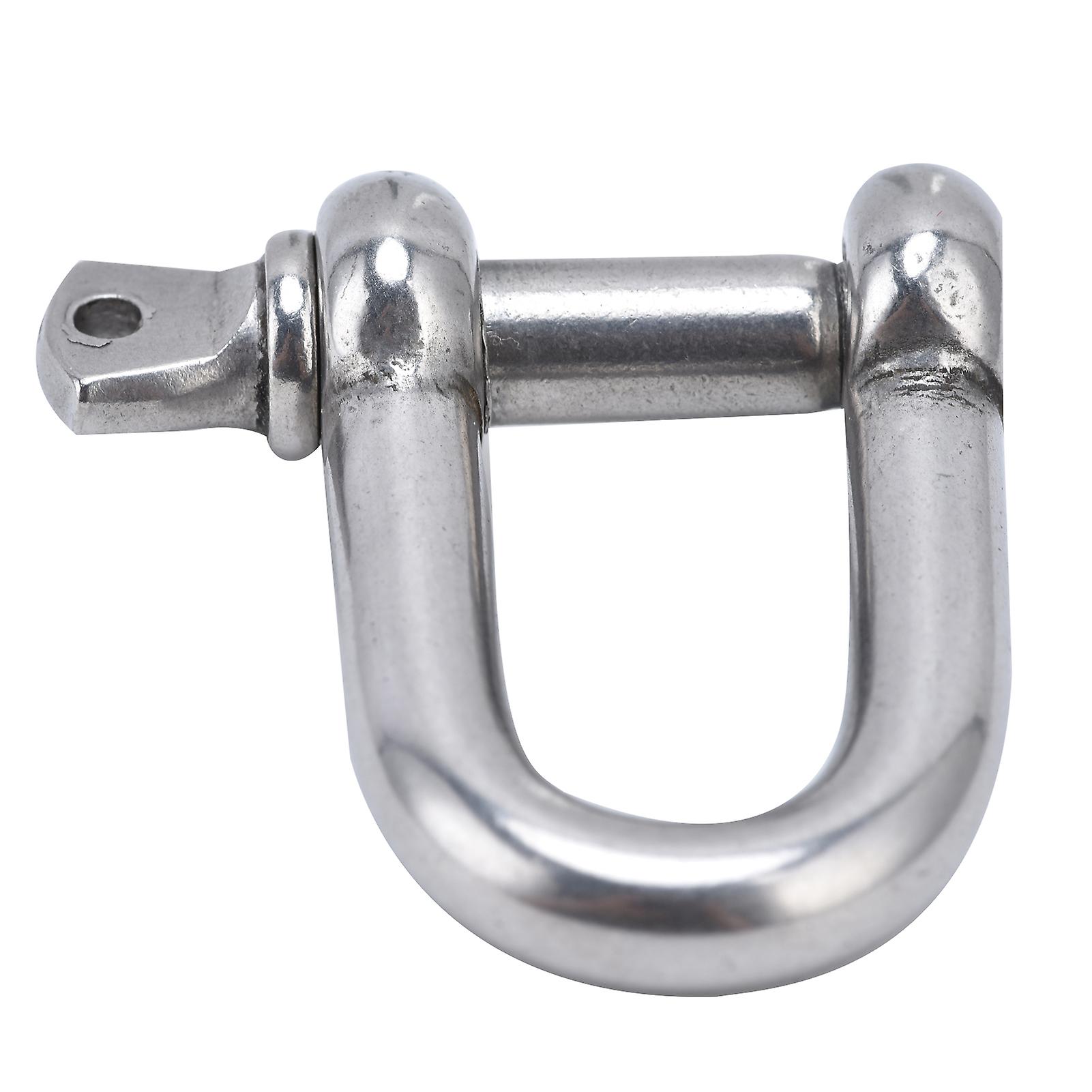 Screw Pin Anchor Shackle Stainless Steel Dshaped Bow Shackle For Chains Outdoor Camping Survival Rope(m14 )