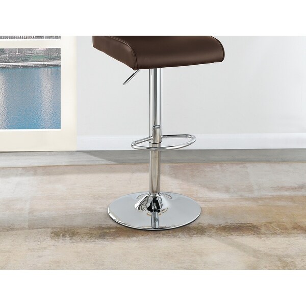 Adjustable Bar stool Modern Set of 2 Chairs Dining Kitchen