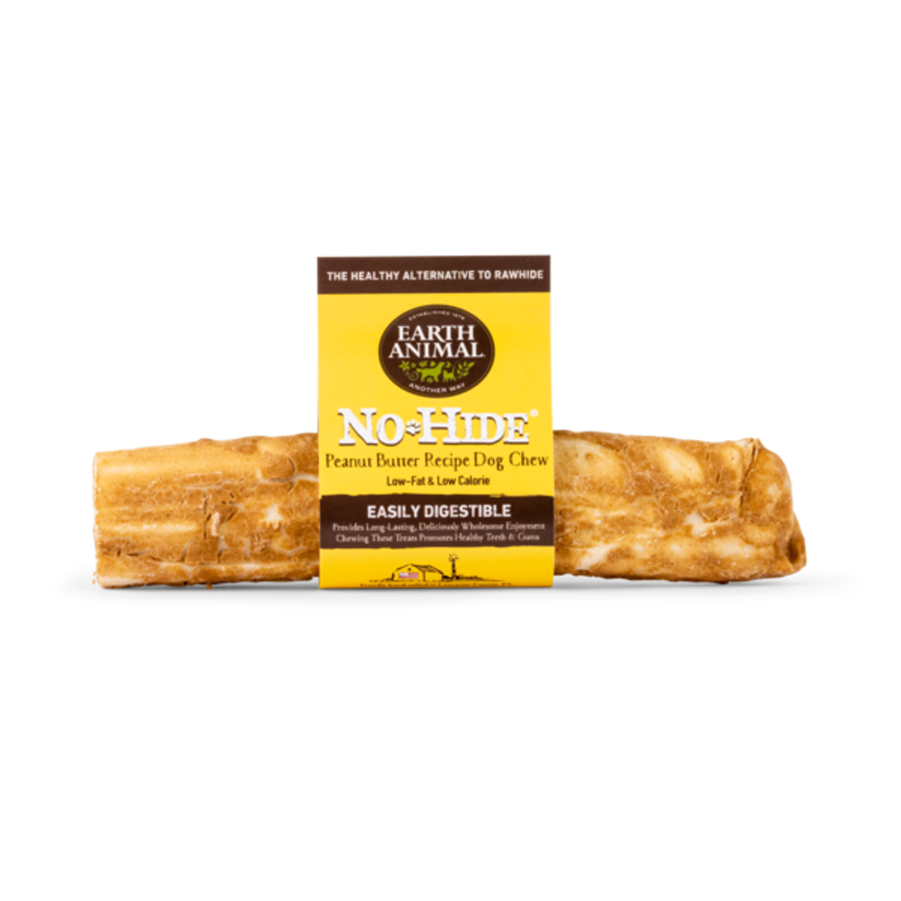 Earth Animal No-Hide Peanut Butter Wholesome Dog Chews