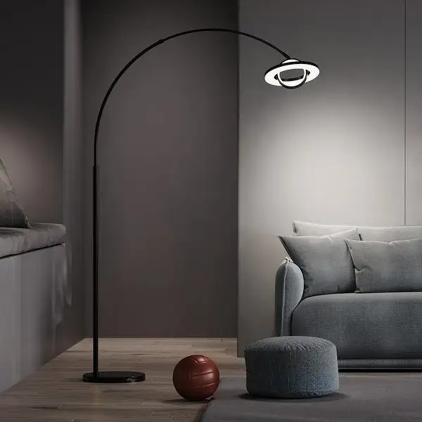 LED Floor Lamp with Adjustable Color Temperature and Remote Control