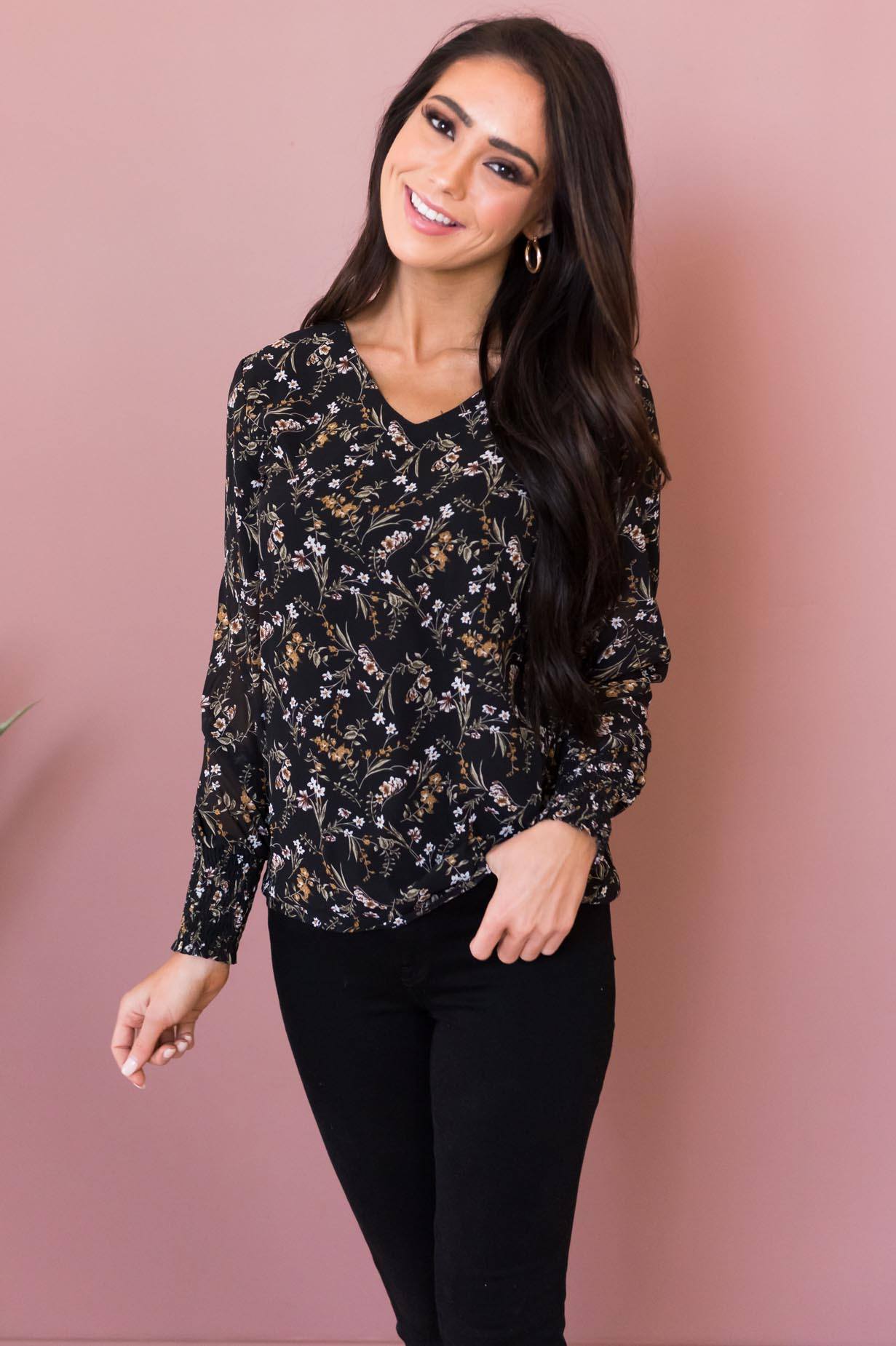 Speak Your Heart Modest Blouse