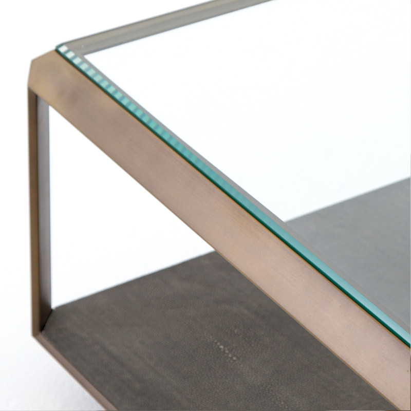 Sasha Shadow Box Coffee Table   Transitional   Coffee Tables   by Marco Polo Imports  Houzz