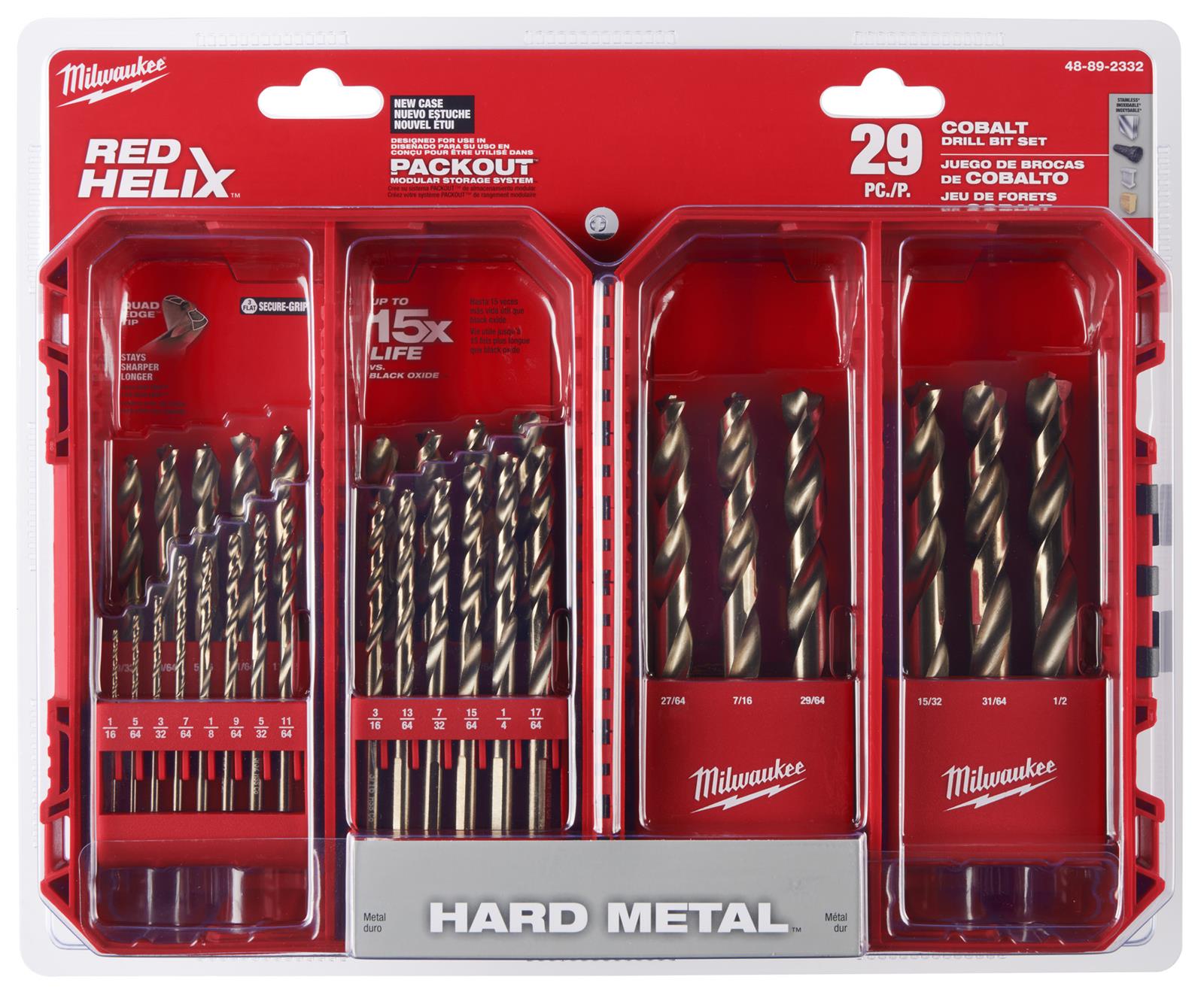 Milwaukee Tool 48-89-2332 Milwaukee RED HELIX Cobalt Drill Bits