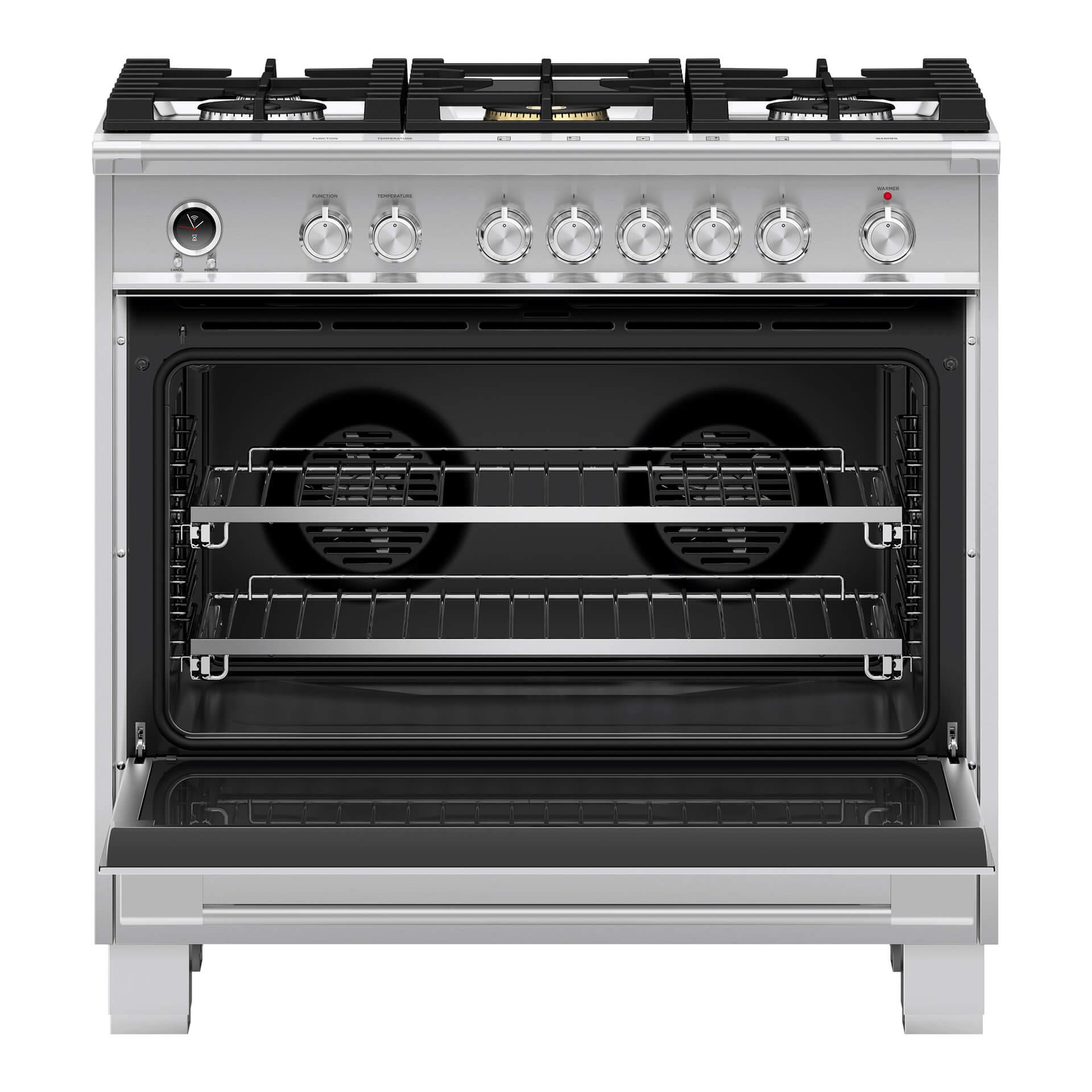 Fisher & Paykel 36-inch Freestanding Dual-Fuel Range with Aero Pastry? OR36SCG6X1