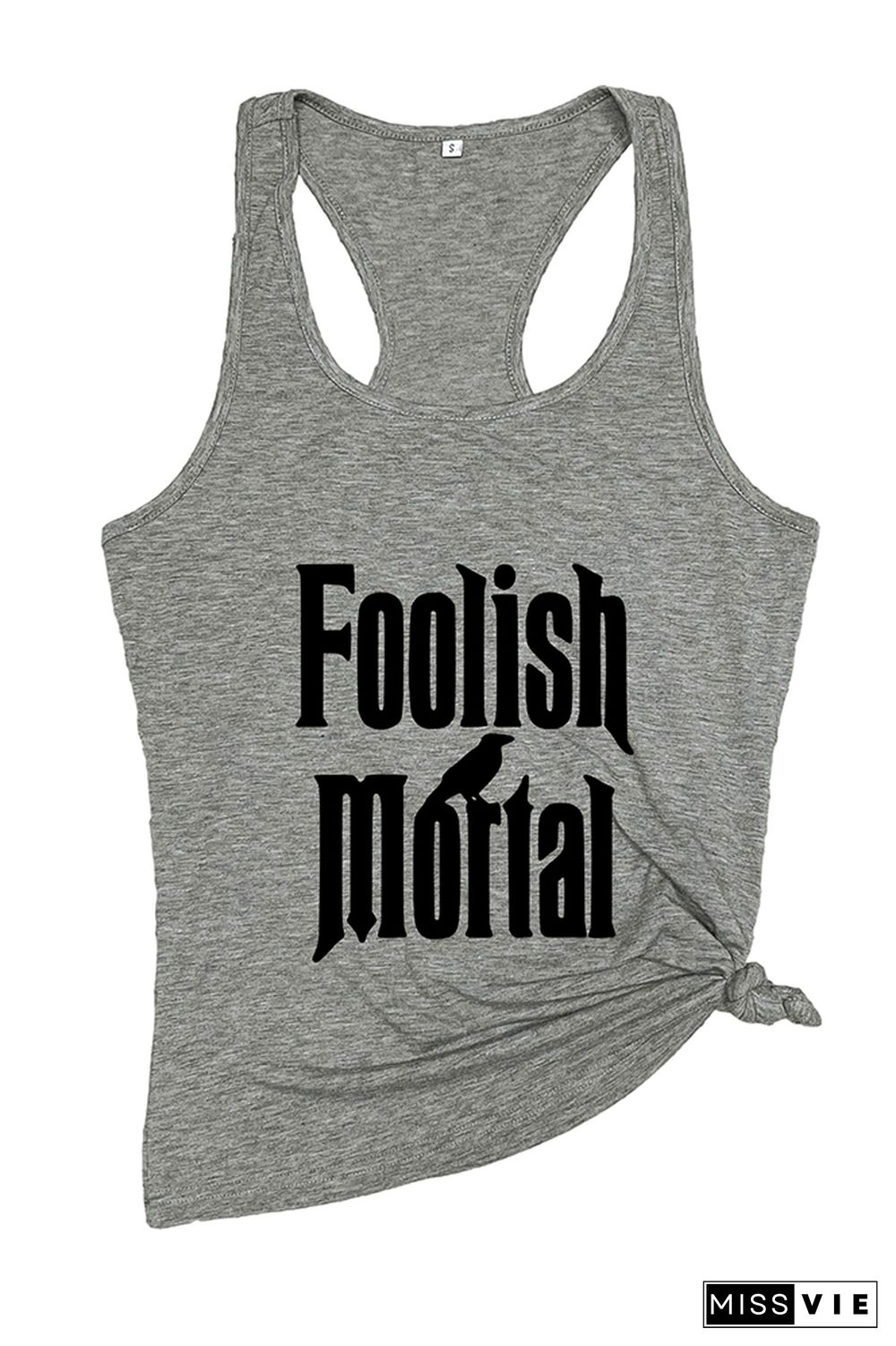 Foolish Mortal Sleeveless Tank Top Wholesale