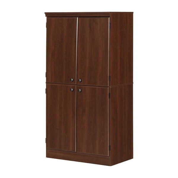 4-Door Storage Cabinet， Multiple Finishes