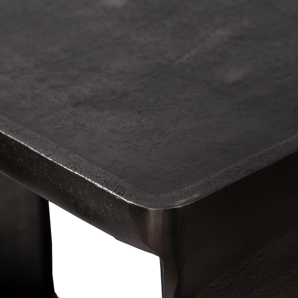 Derwent Industrial Side Table   Industrial   Side Tables And End Tables   by HedgeApple  Houzz