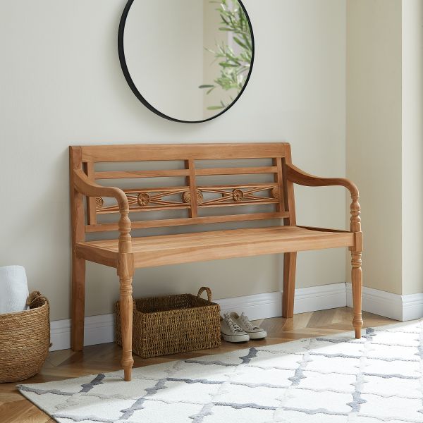 Anika Indoor/Outdoor Teak Bench