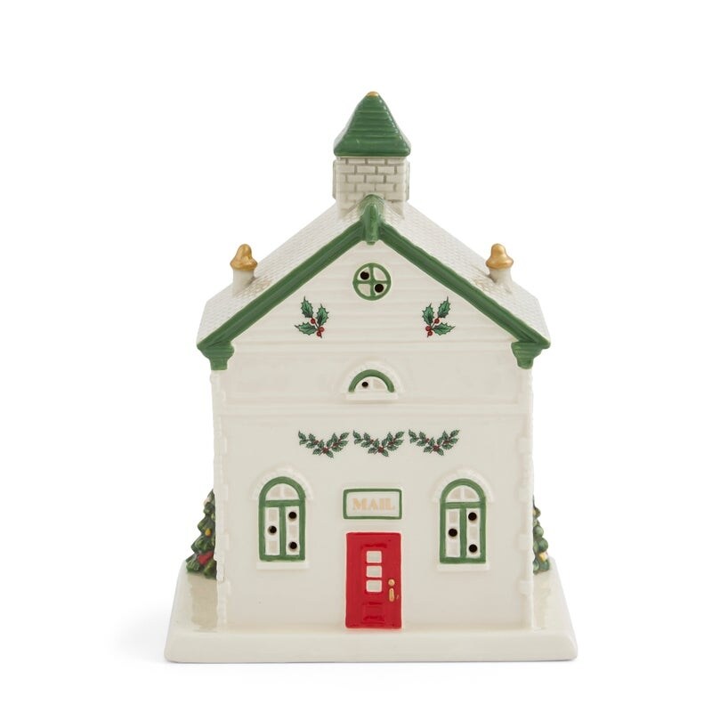 Spode Christmas Village Post Office Figurine   6.5\