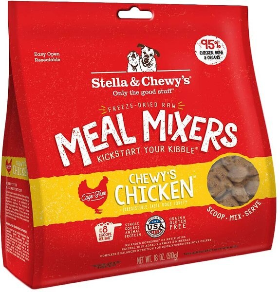 Stella and Chewy's Chewy's Chicken Meal Mixers Freeze-Dried Raw Dog Food Topper