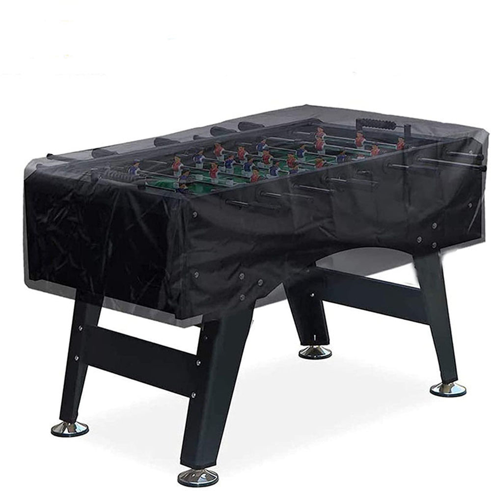 Mixfeer Waterproof Foosball Table Cover Folding Soccer Table Cover Dustproof Cover Resistant Rectangular Furniture Protection Case Durable Oxford Billiard Soccer Table Cover Table Cover