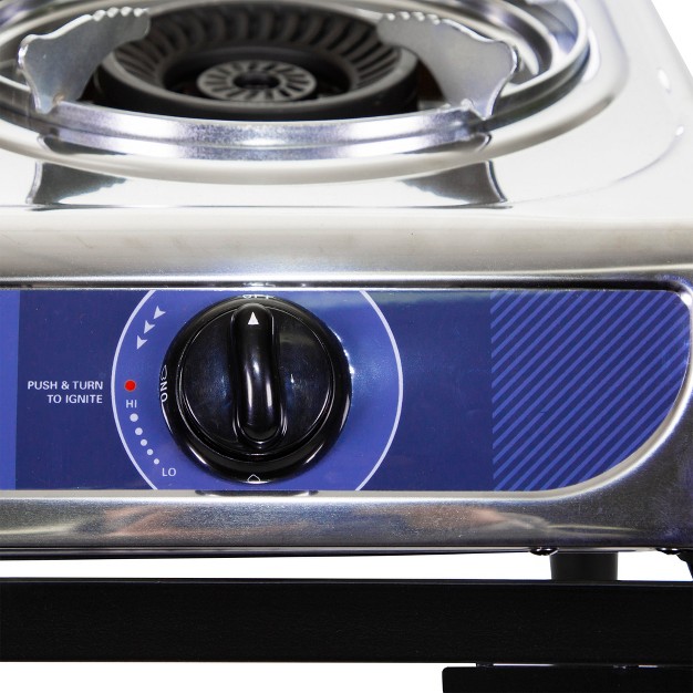 Stansport Stainless Steel Double Burner Stove With Stand