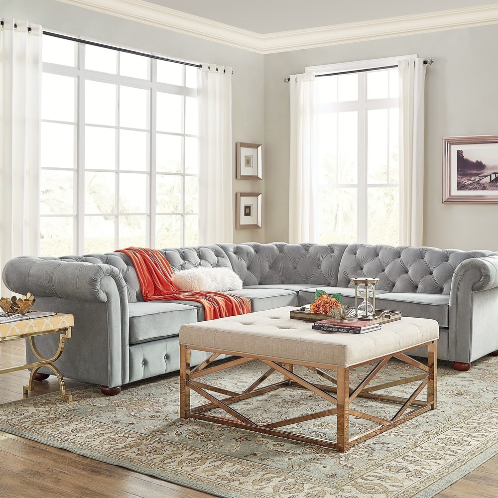 Knightsbridge Chesterfield Sectional by iNSPIRE Q Artisan