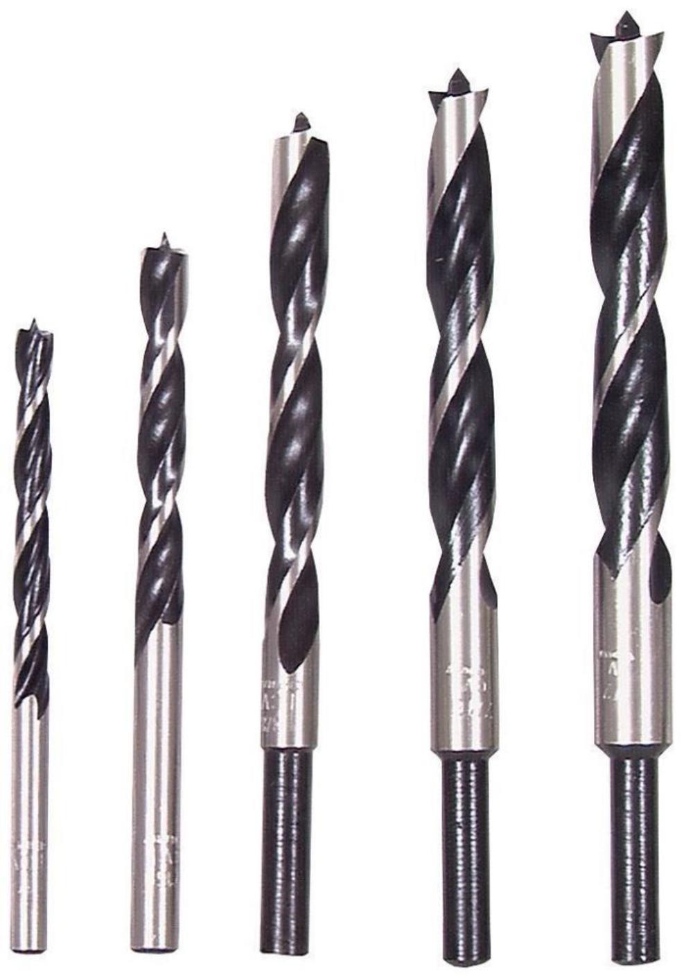 Bosch 5pc Brad Point Drill Bit Set B14616 from Bosch