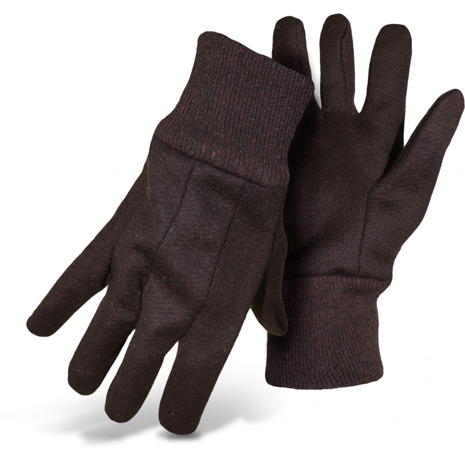 Boss Men\u0027s Indoor/Outdoor Jersey Work Gloves Brown S 1 pair