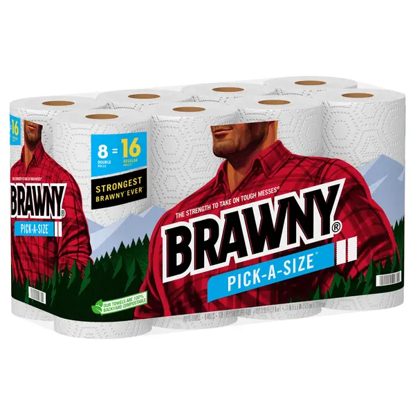 Brawny 8-Count Pick-A-Size Paper Towel