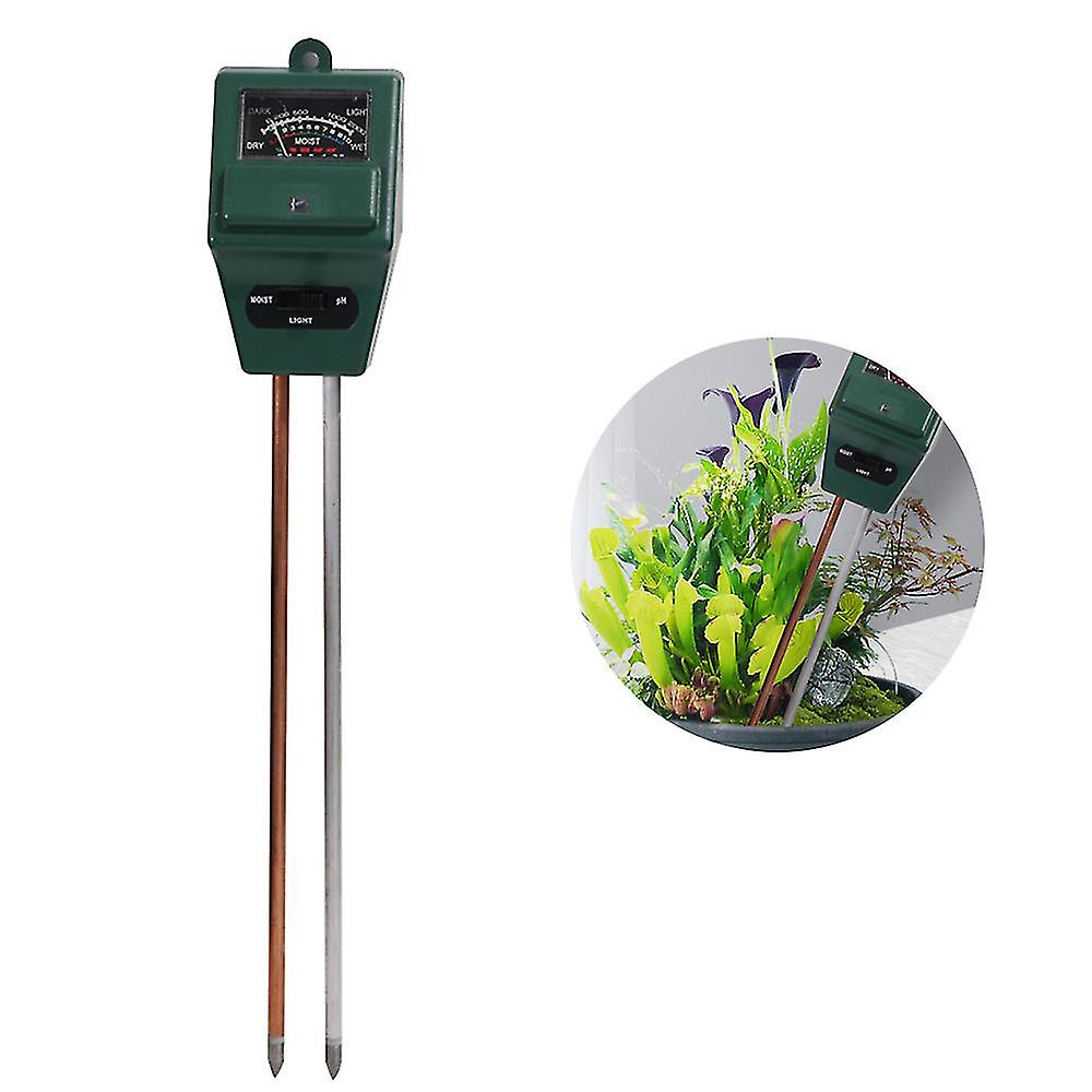 3-in-1 Soil Tester， Soil Moisture/light/ph Meter， Gardening Farm Lawn Test Kit Tool， Digital Plant Probe， Sunlight Tester Water Hydrometer For Indoor