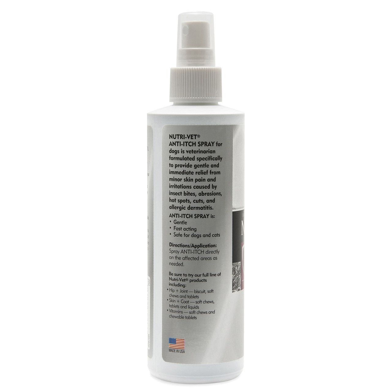 Nutri-Vet Anti-Itch Spray for Dogs， 8 Oz.