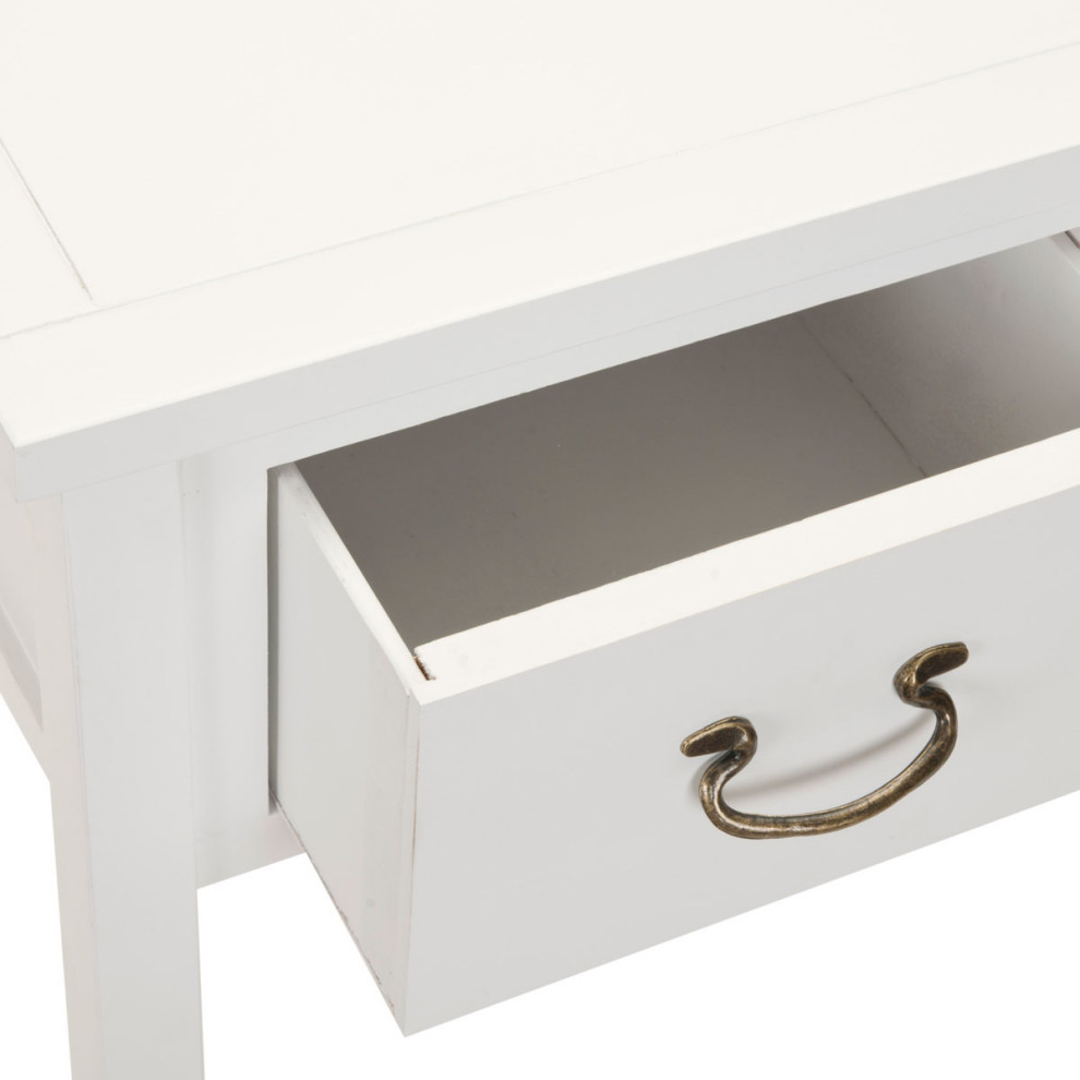 Lou Console With Storage Drawers White   Transitional   Console Tables   by V.S.D Furniture  Houzz