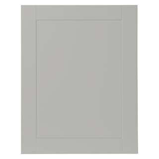 Hampton Bay Shaker 23 in. W x 29.50 in. H Base Cabinet Decorative End Panel in Dove Gray KAEP2430-SDV