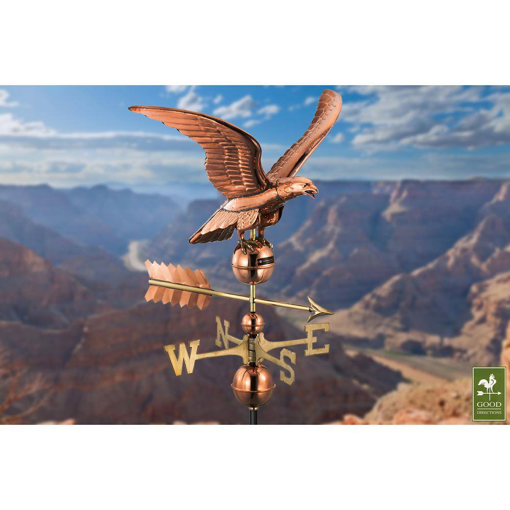 Good Directions Smithsonian Eagle Weathervane - Pure Copper 955P