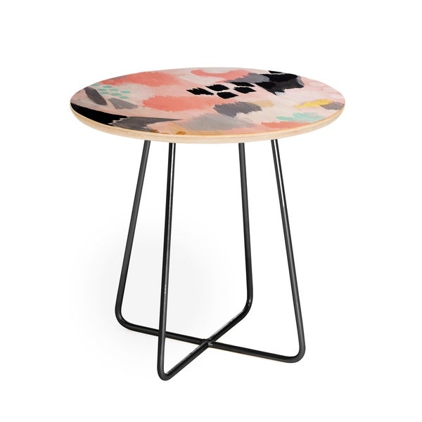 Laura Fedorowicz Serenity Abstract Round Side Table