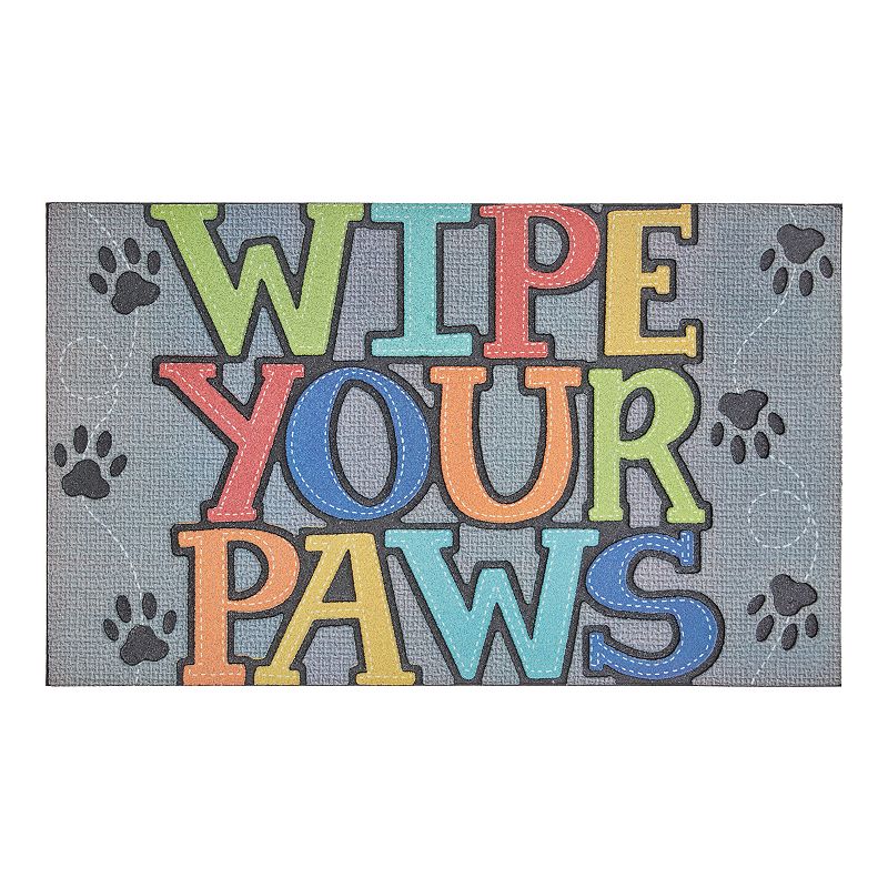 Mohawk® Home Paw Stitch Wipe Your Paws Doormat - 18 x 30