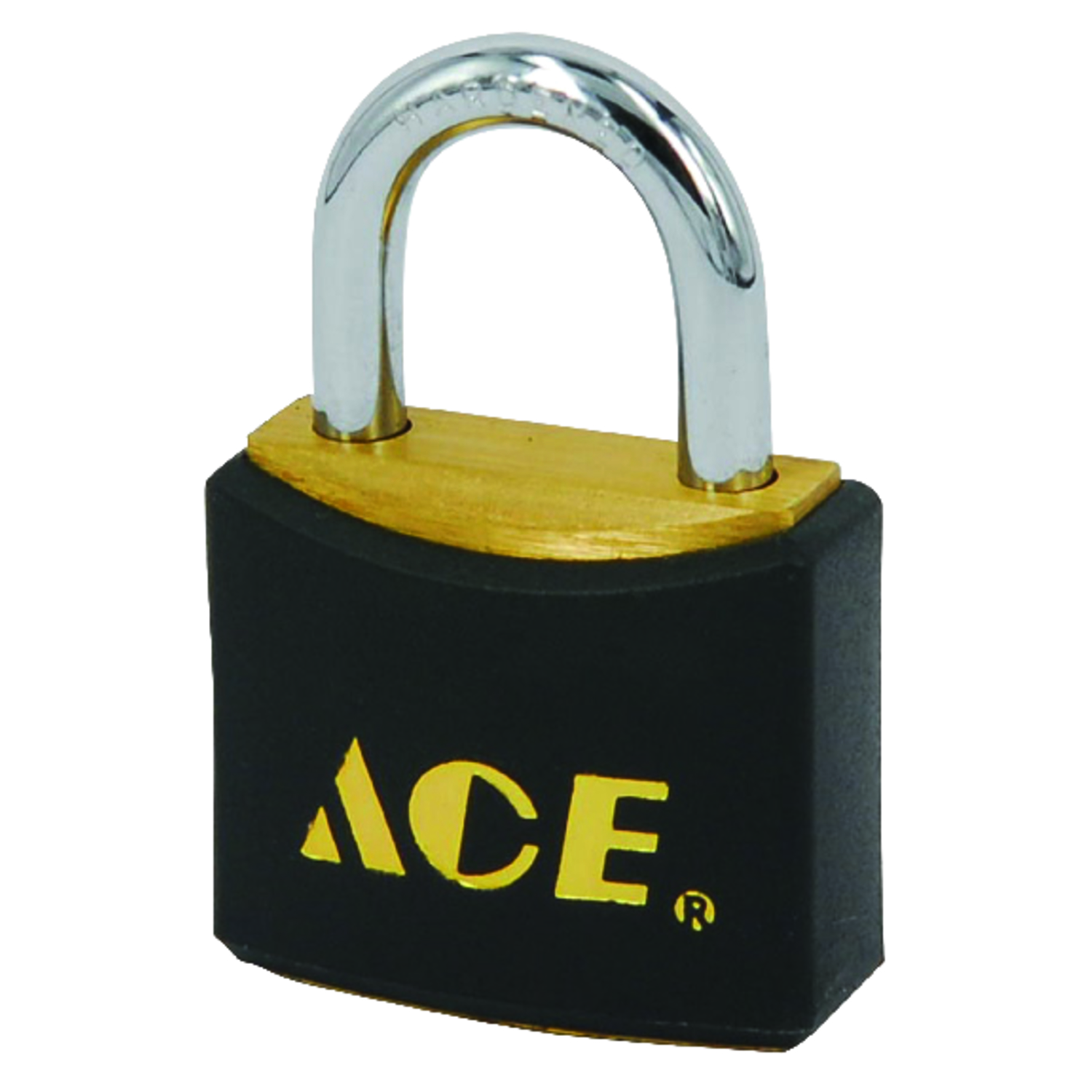 Ace 1 in. H X 1 in. W X 1/2 in. L Brass Pin Tumbler Padlock Keyed Alike