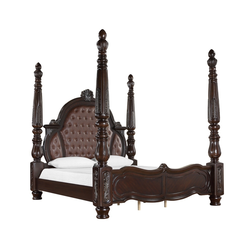 New Classic Furniture Gweni Brown Poster Bed