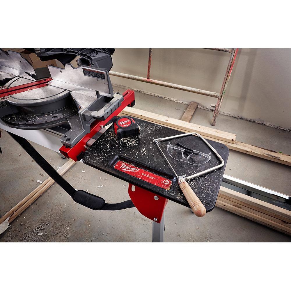 MW M18 FUEL 18V Lithium-Ion Brushless 7-14 in. Cordless Dual Bevel Sliding Compound Miter Saw with Jig Saw 2733-20-2737-20