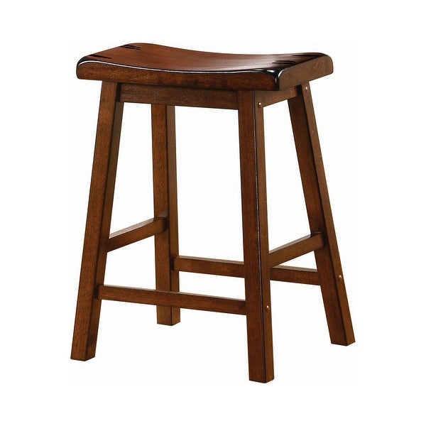 Rambouillet Saddle-style Stools (Set of 2)