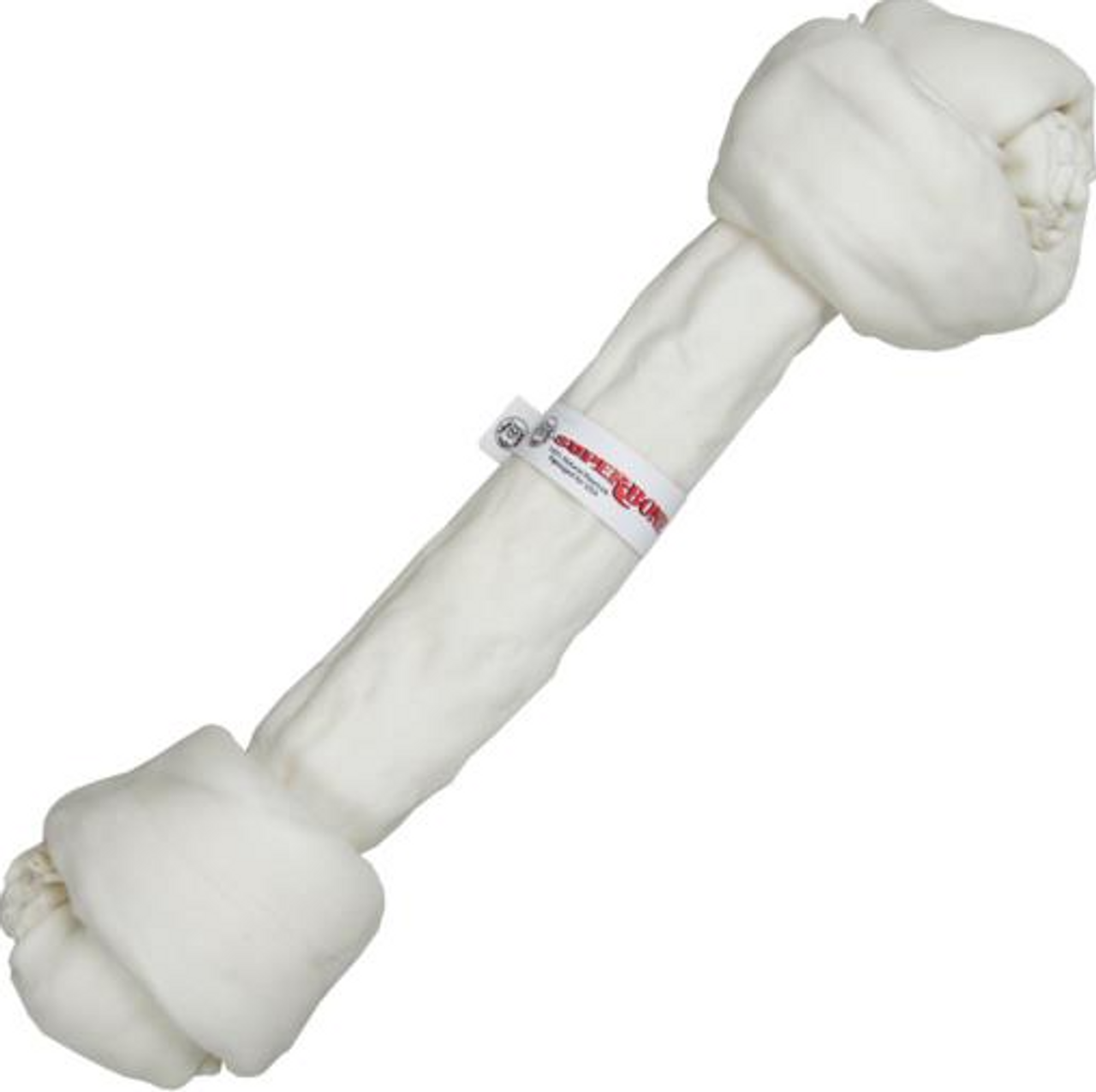 Super Bone White Knot Dog Chew， 19-20