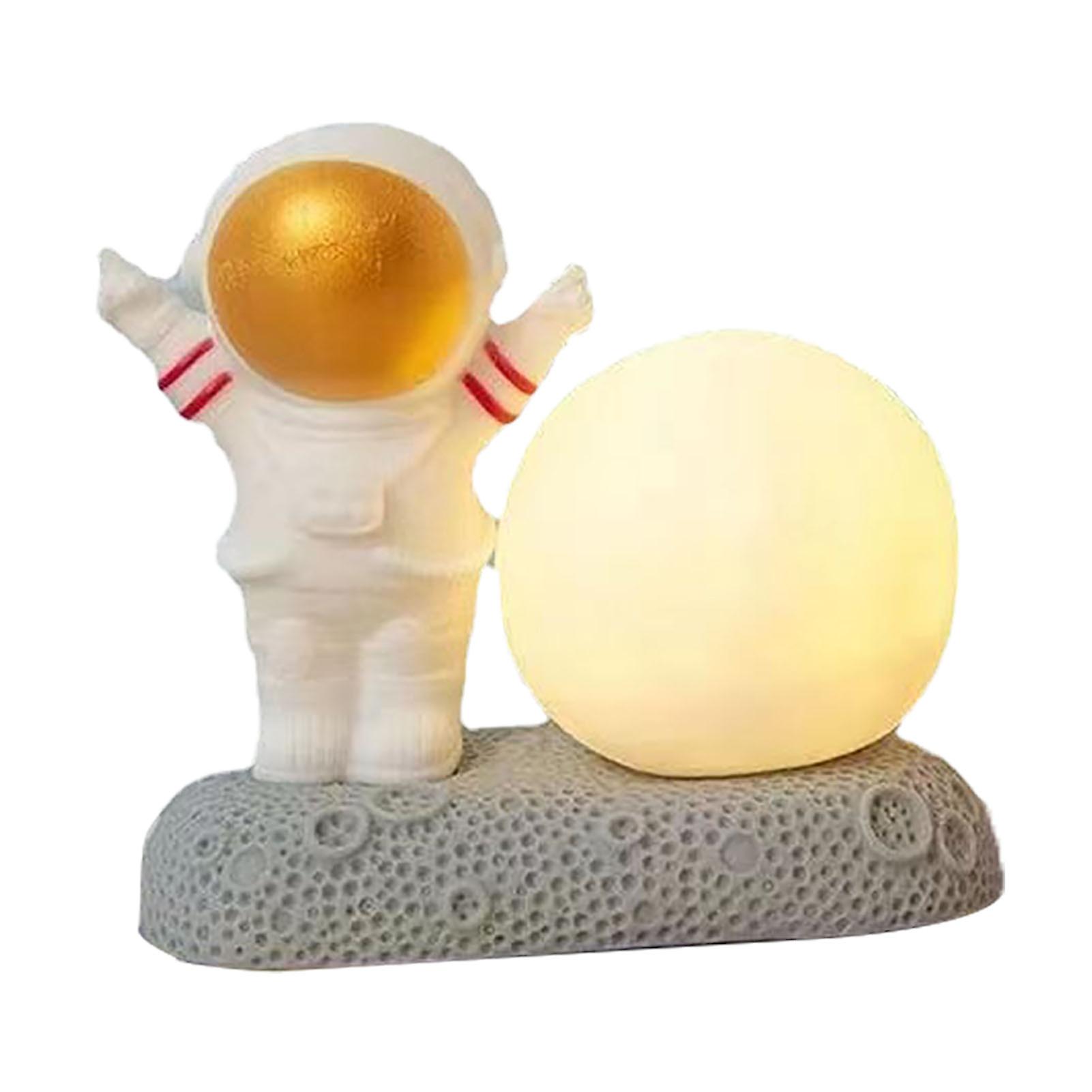 Moon Night Bedside Lamp，Spaceman Moon Night Light Night Bedside Lamp Spaceman Moon Night Lamp Ultra Responsive