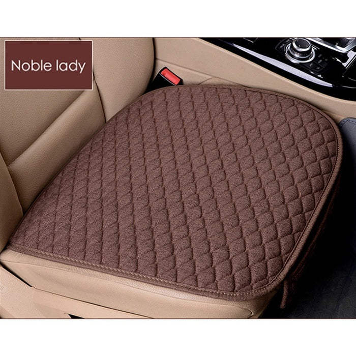 Harupink Universal Front Rear Row Car Seat Cover Pad Mat Auto Chair Cushion Breathable Car Accessories