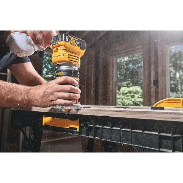 DEWALT DCW600B 20-Volt MAX XR Cordless Brushless Compact Router (Tool-Only)