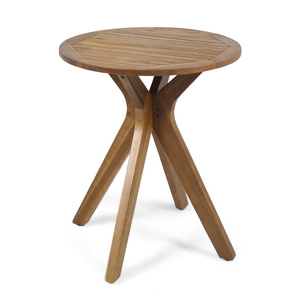 Acacia Wood Outdoor Bistro Table