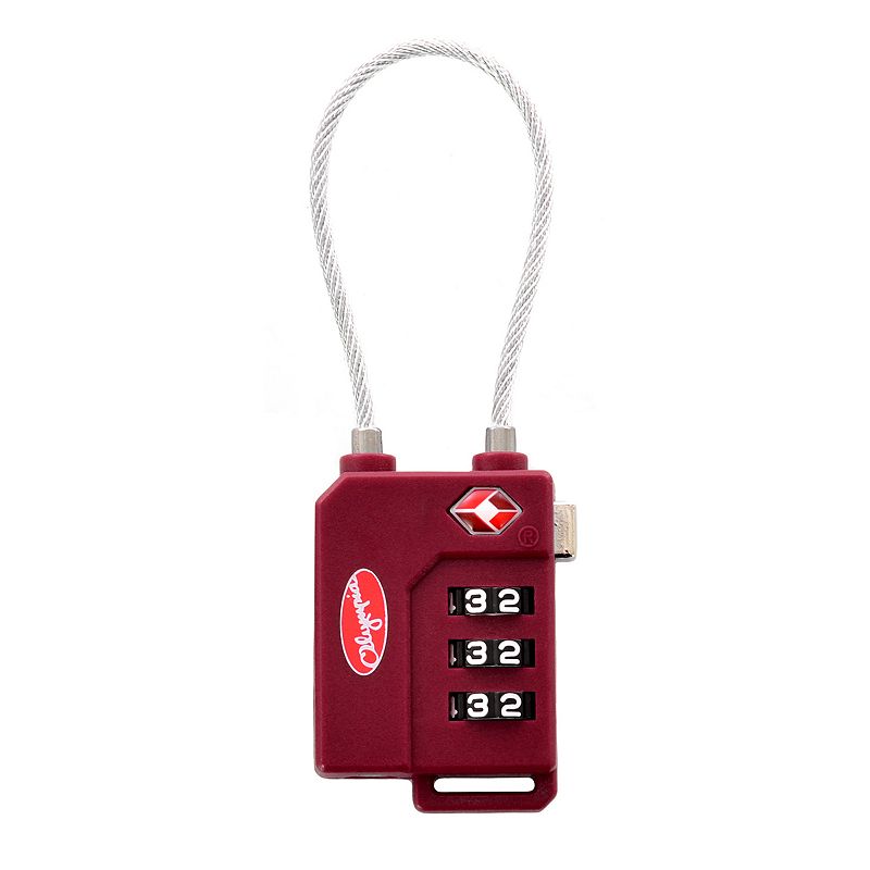 Olympia TSA 3-Dial Combination Cable Lock