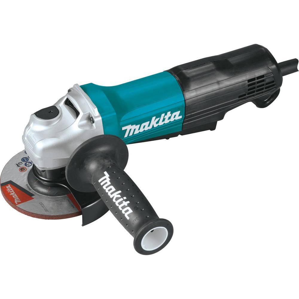 Makita 4-12 in.  5 in. Paddle Switch Angle Grinder GA5052