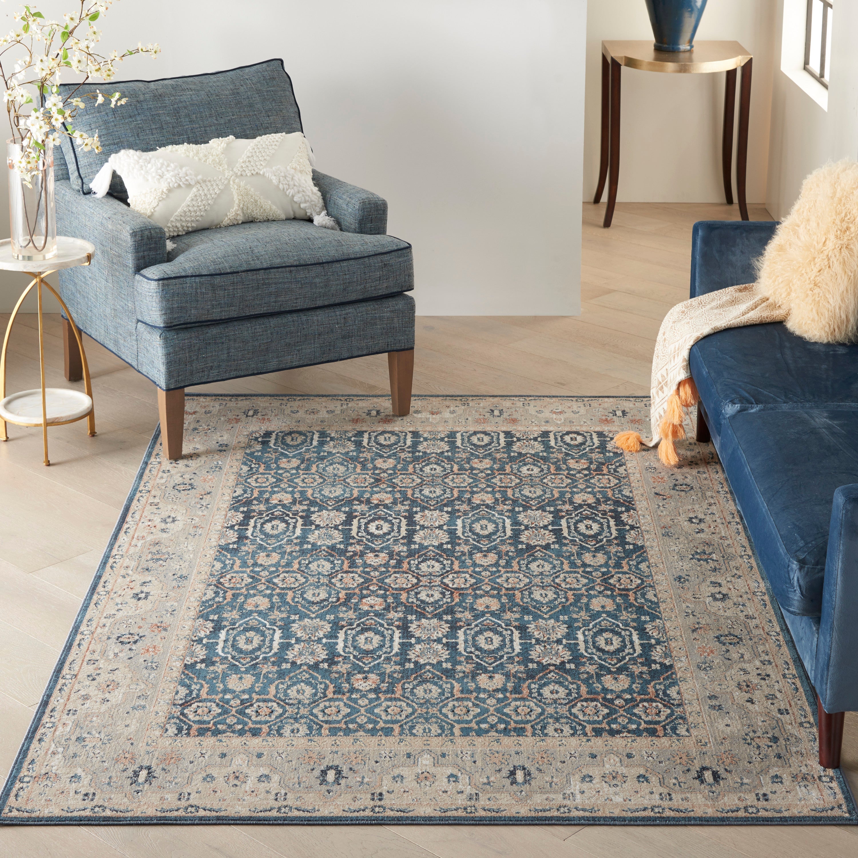 Malta Blue/Grey Rug