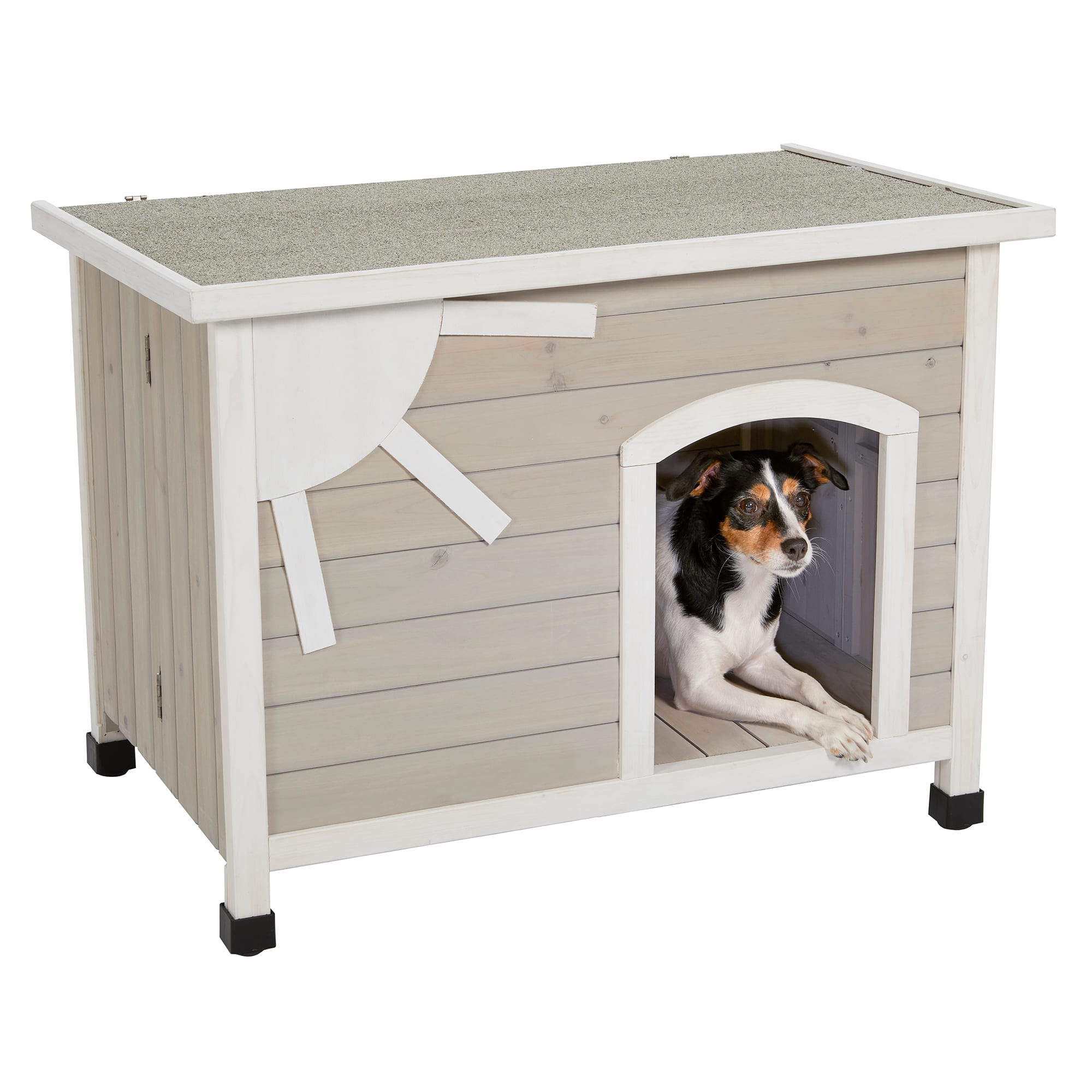 Midwest Eilio Folding Wood Dog House， Small