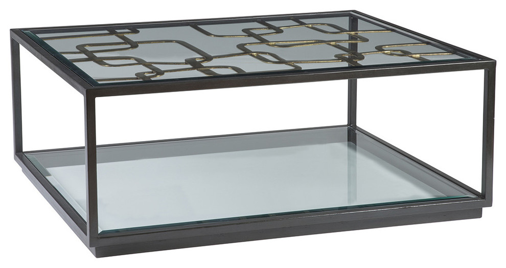 Moxie Rectangular Cocktail Table   Transitional   Coffee Tables   by HedgeApple  Houzz