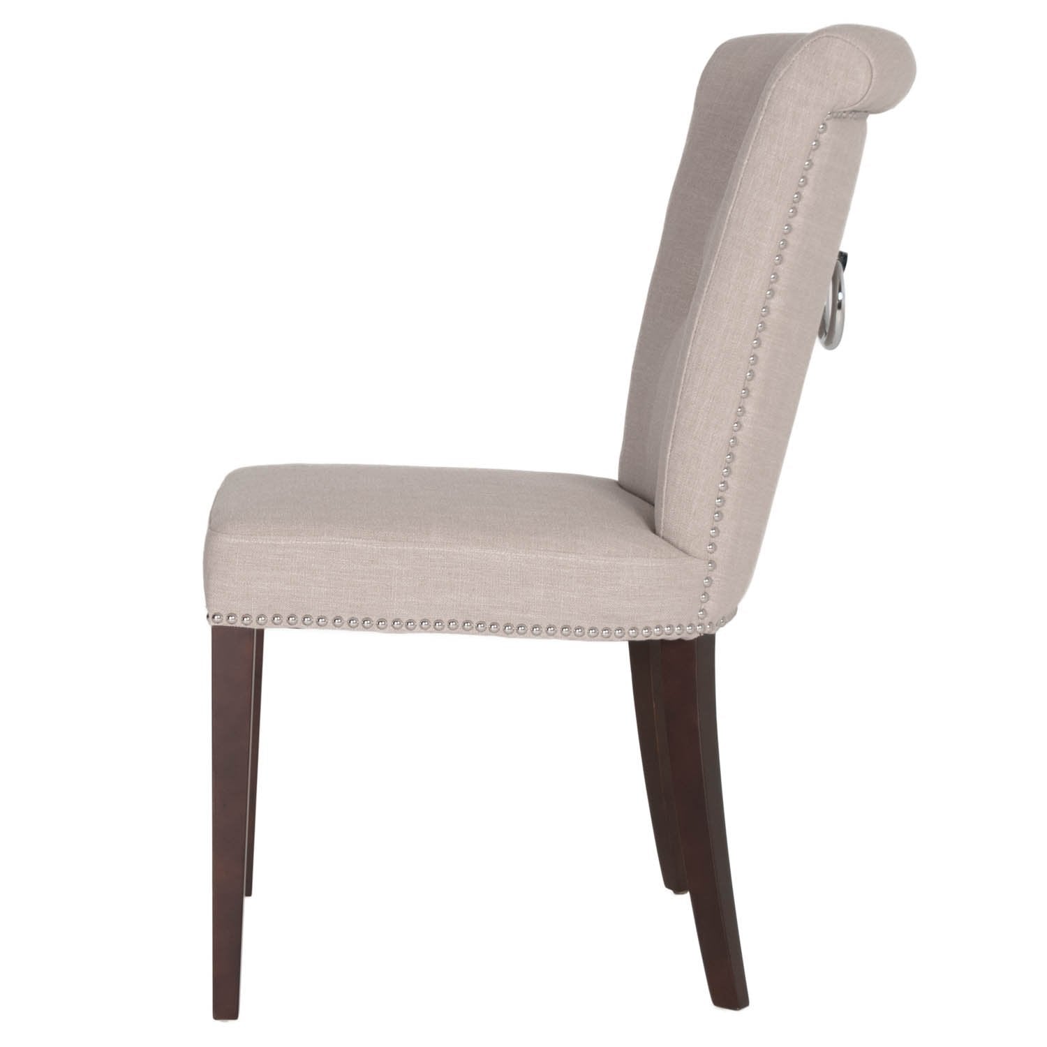 Luxe Dining Chair (Set of 2) in Almond Fabric